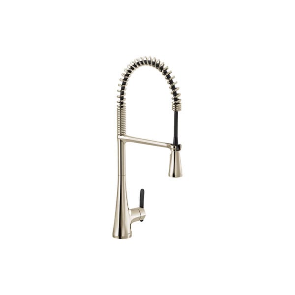 Sinema Polished Nickel One-Handle Pulldown Kitchen Faucet
